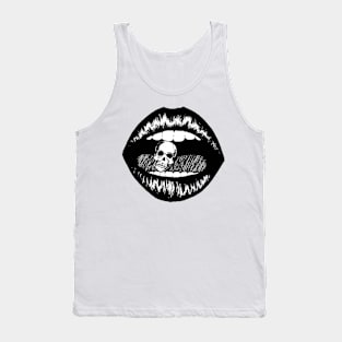 Skull in Mouth Tank Top